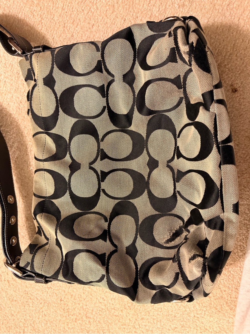 Coach Carly Optic Signature Carly F0826-13008 Y2K